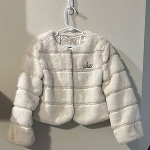 Disney Princess Faux Fur Jacket 5/6